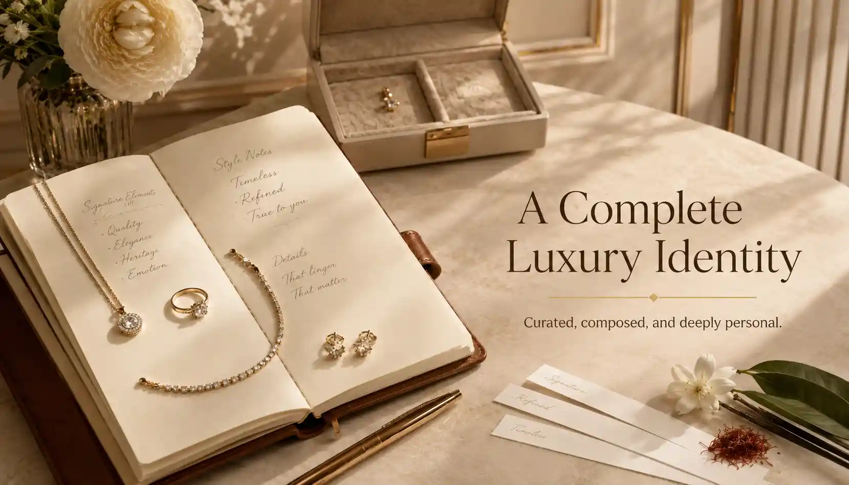 A Complete Luxury Identity - Curated, composed, and deeply personal